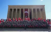 106'ncı yıl: 81 ilden gelen gençler Anıtkabir'de