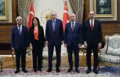 Cumhurbaşkanı Erdoğan DEM Parti heyetini kabul etti