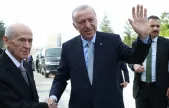 Cumhurbaşkanı Erdoğan, Devlet Bahçeli'yi ziyaret etti