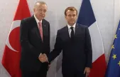 Cumhurbaşkanı Erdoğan, Macron'la görüştü