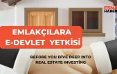 Emlakçı Esnafına e-Devlet Yetkisi