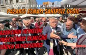Kütahya Çarşamba Pazarı İçin Halk ve Esnaf El Ele