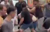 Tahtakale esnafı birbirine girdi