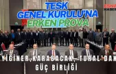 TESK Genel Kurulu'nun Provasını Yaptılar