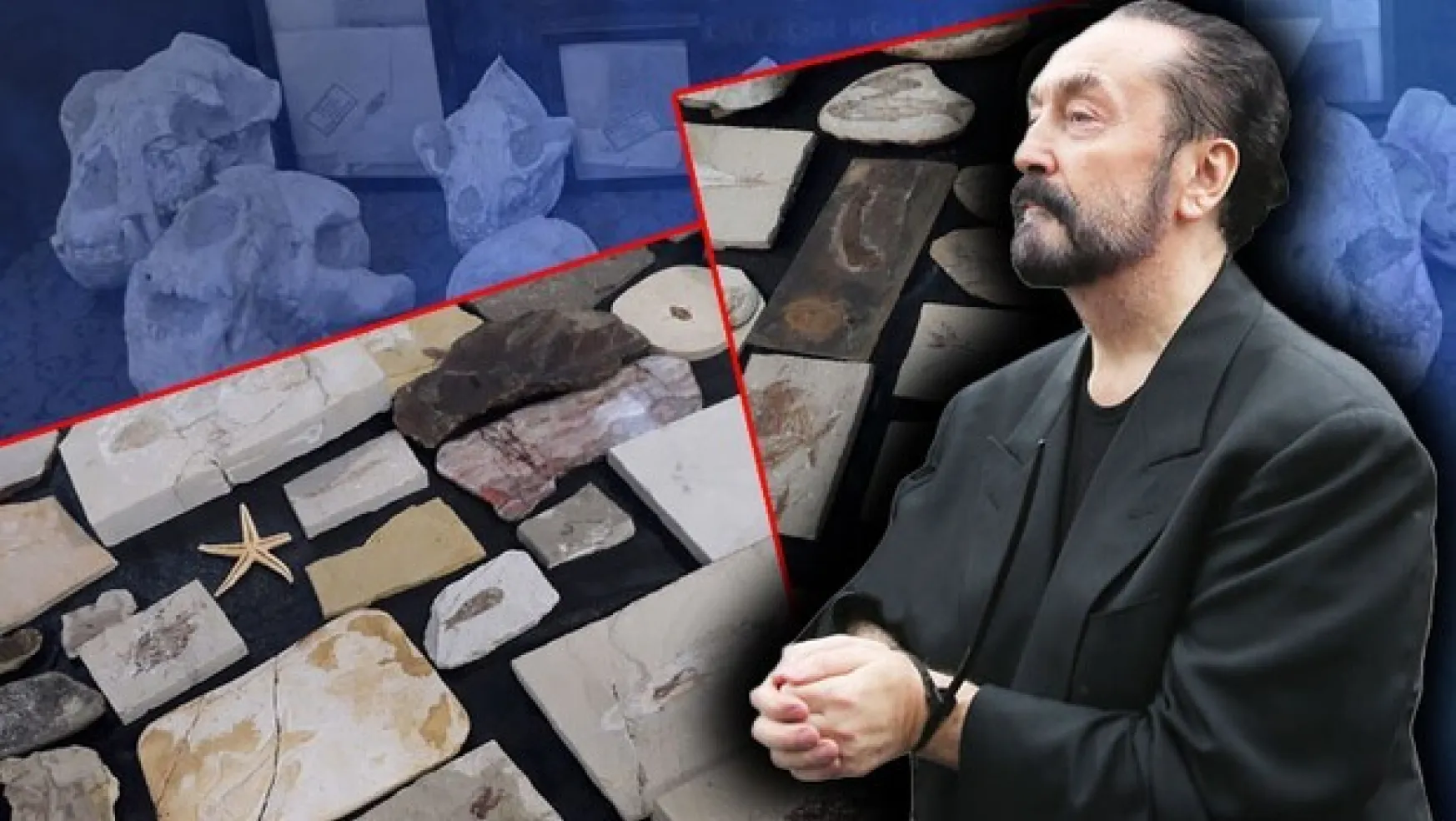Adnan Oktar'ın Evlerinden Milyon dolarlık fosiller Çıktı