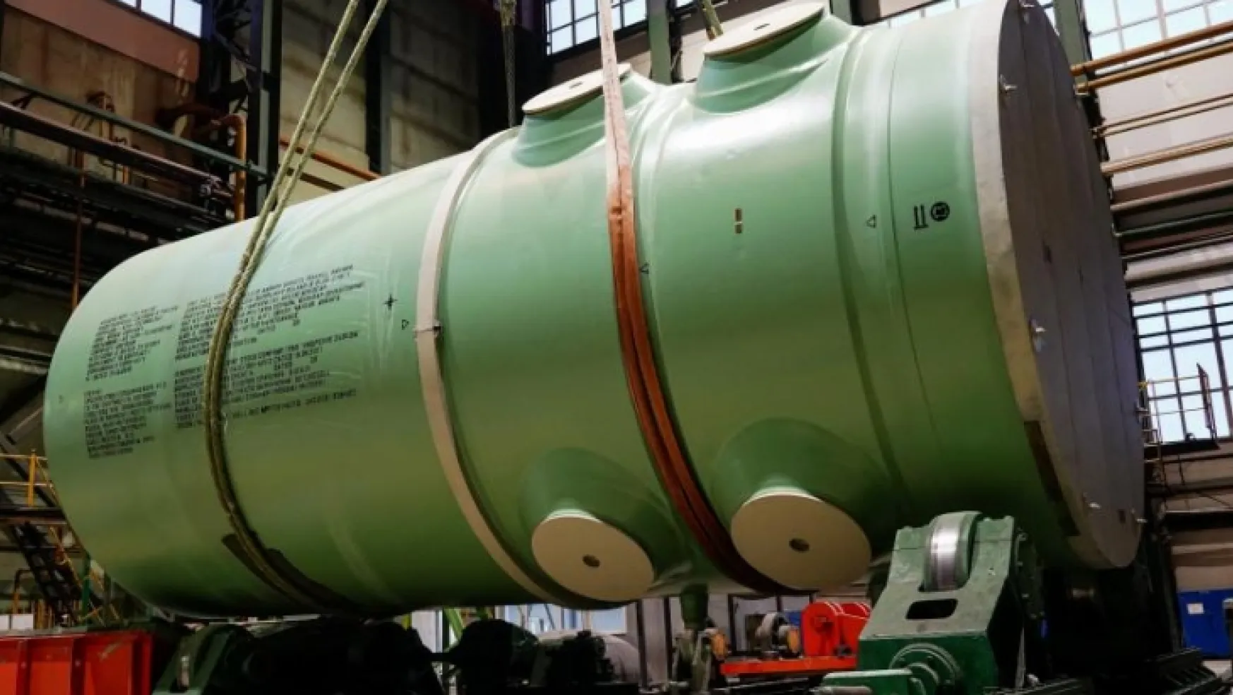 Akkuyu'nun reaktör basınç kabı Rusya'dan yola çıktı