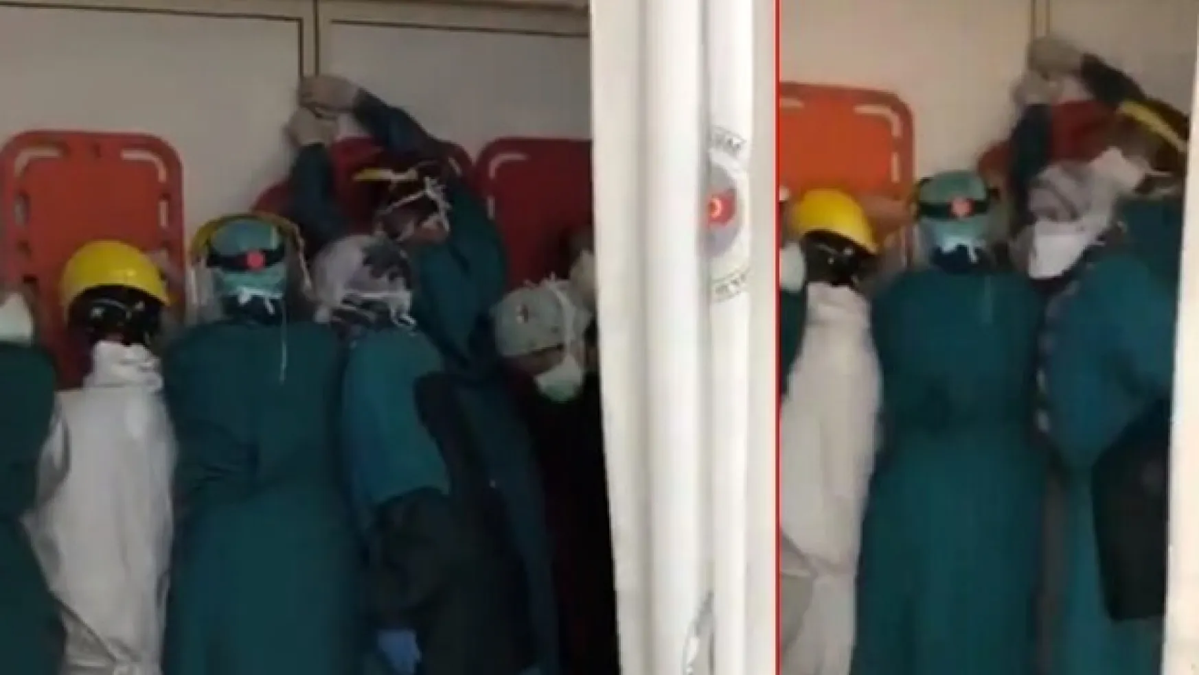 Ankara'da sağlık çalışanlarına saldırı girişimi