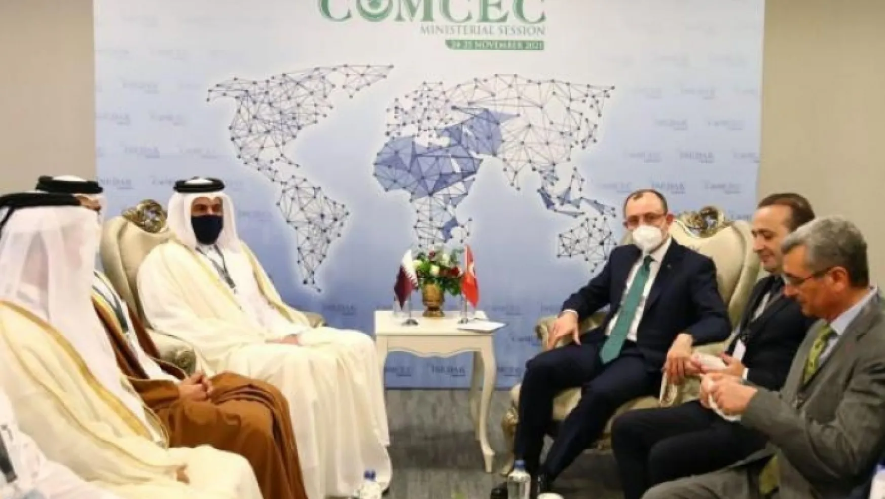 Bakan Muş, Katar Ticaret ve Sanayi Bakanı ile görüştü