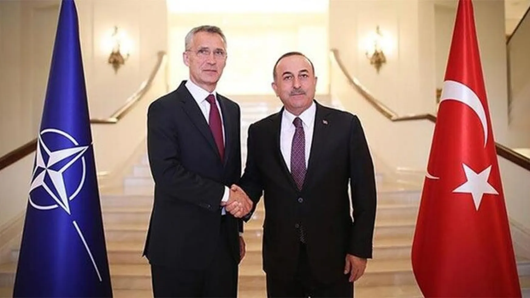Çavuşoğlu, NATO Genel Sekreteri Stoltenberg ile görüştü