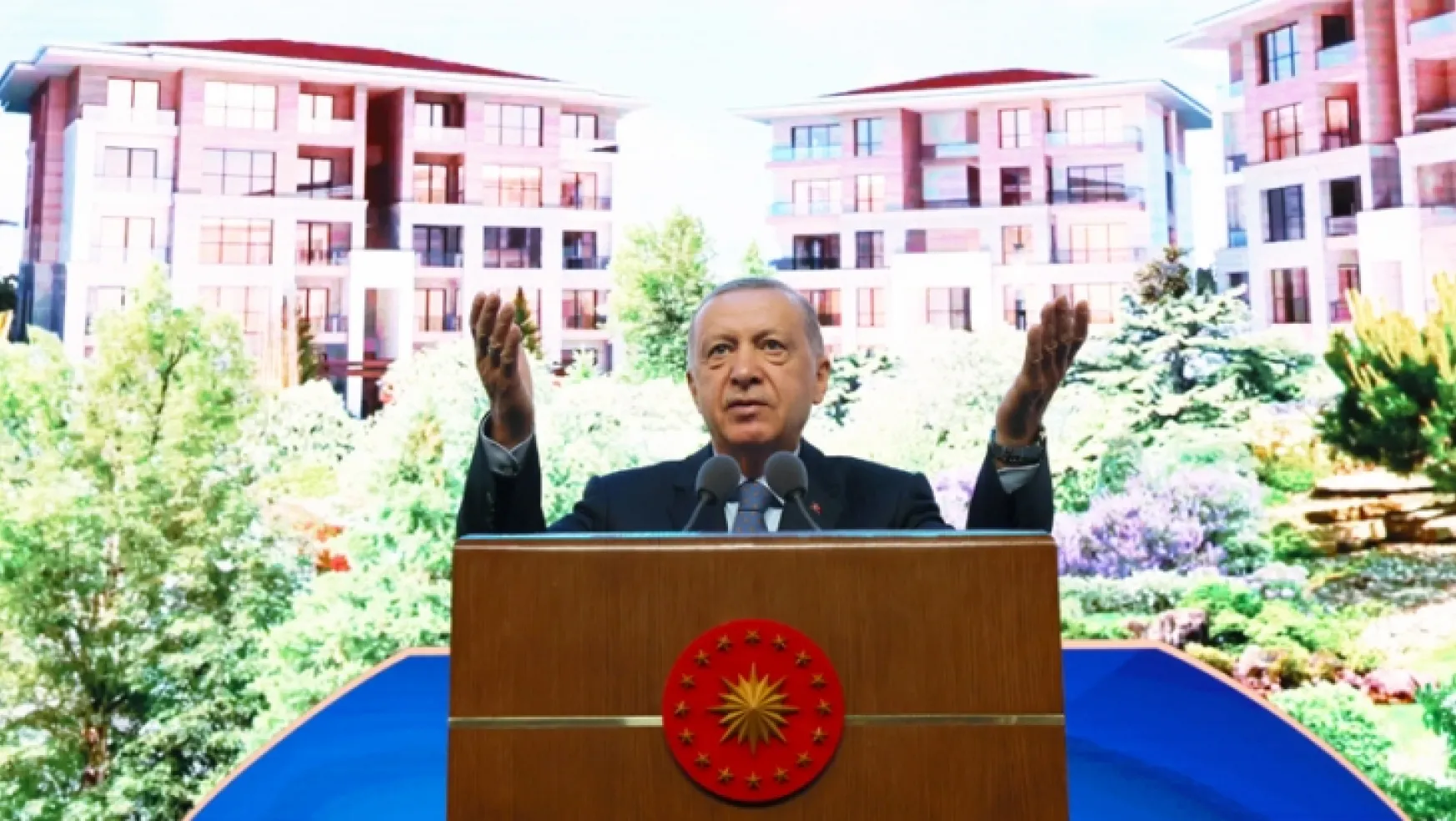 Cumhurbaşkanı Erdoğan 'Sosyal Konut Projesi'ni açıkladı