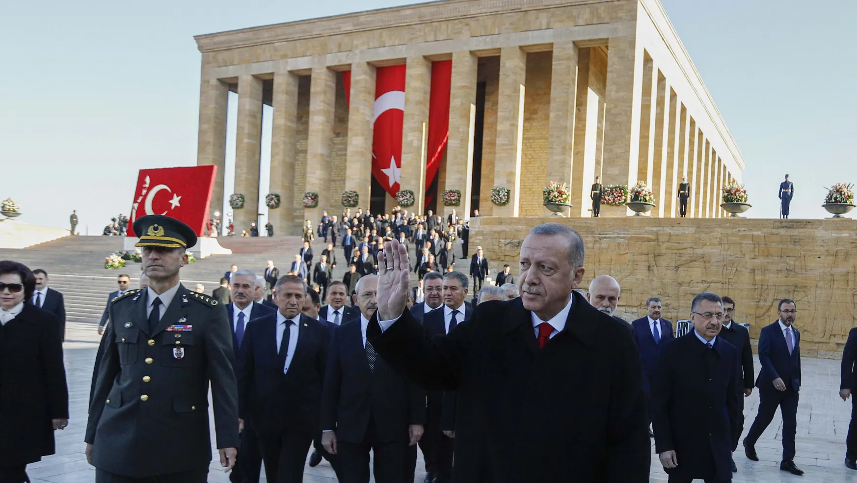 Erdoğan Anıtkabir'de