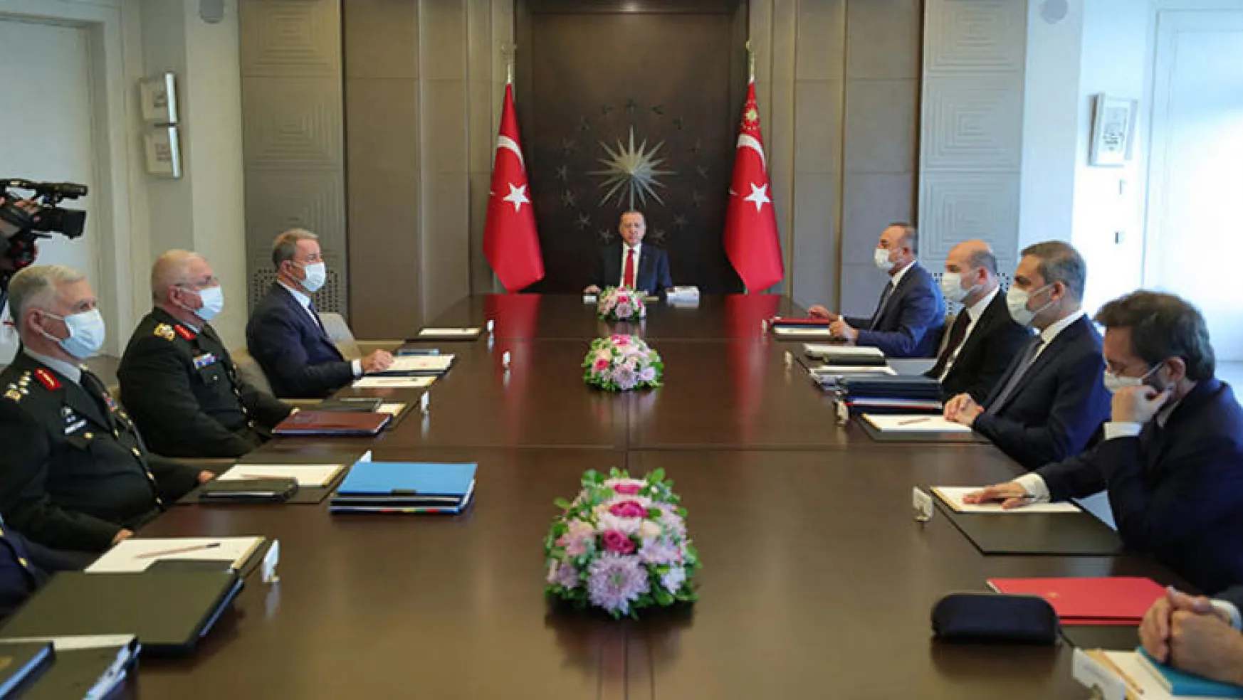 Erdoğan Başkanlığında Güvenlik Toplantısı gerçekleştirildi