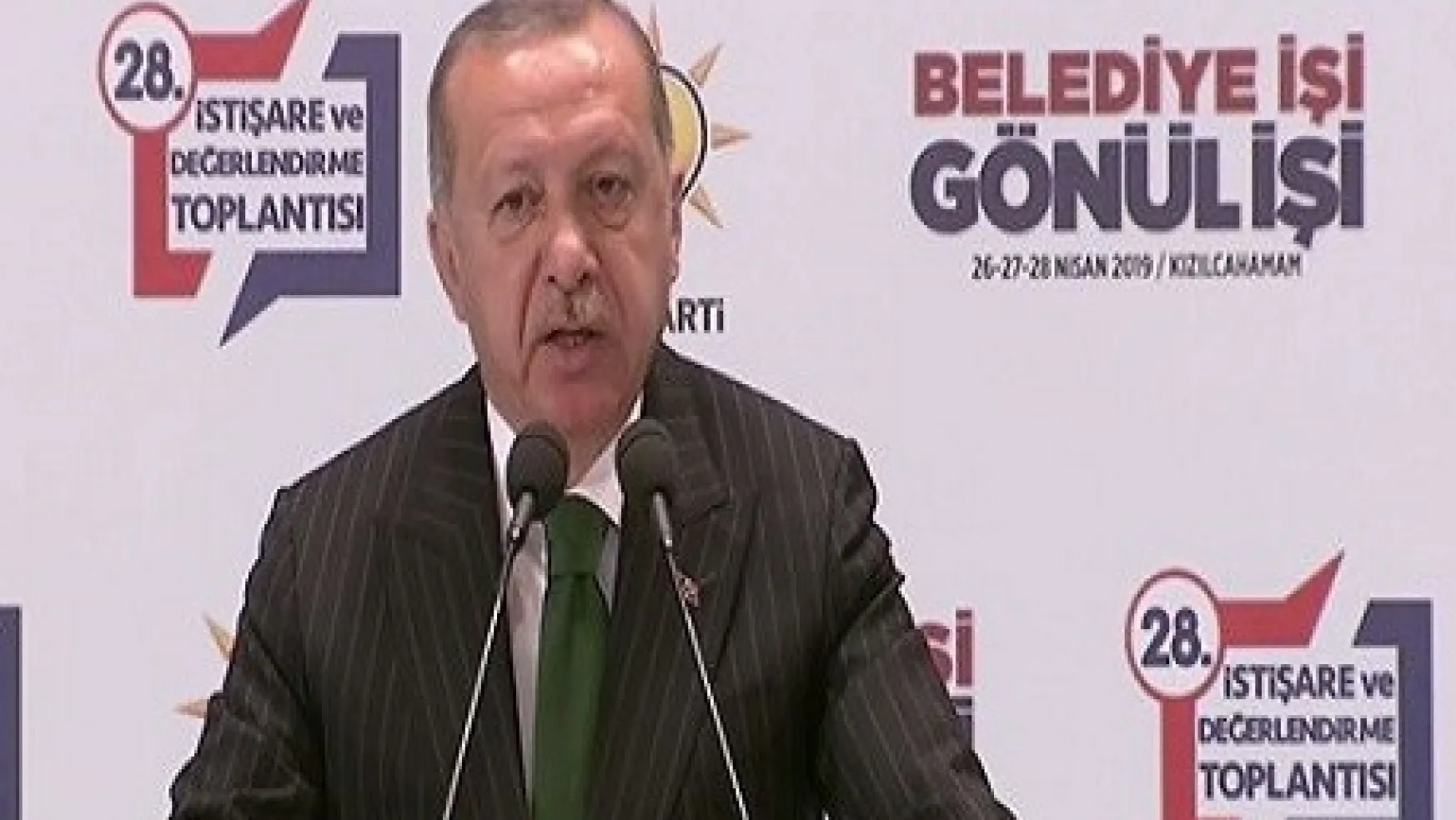 Erdoğan'dan Muhaliflere Gözdağı: Sırtımızda Taşımayız !