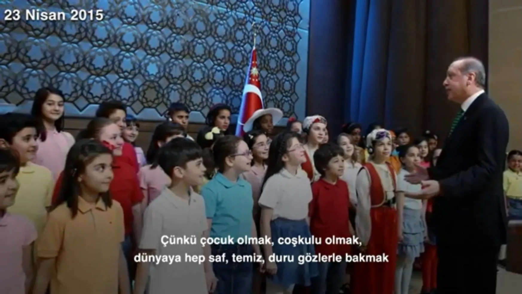 Erdoğan'dan Videolu 23 Nisan Mesajı