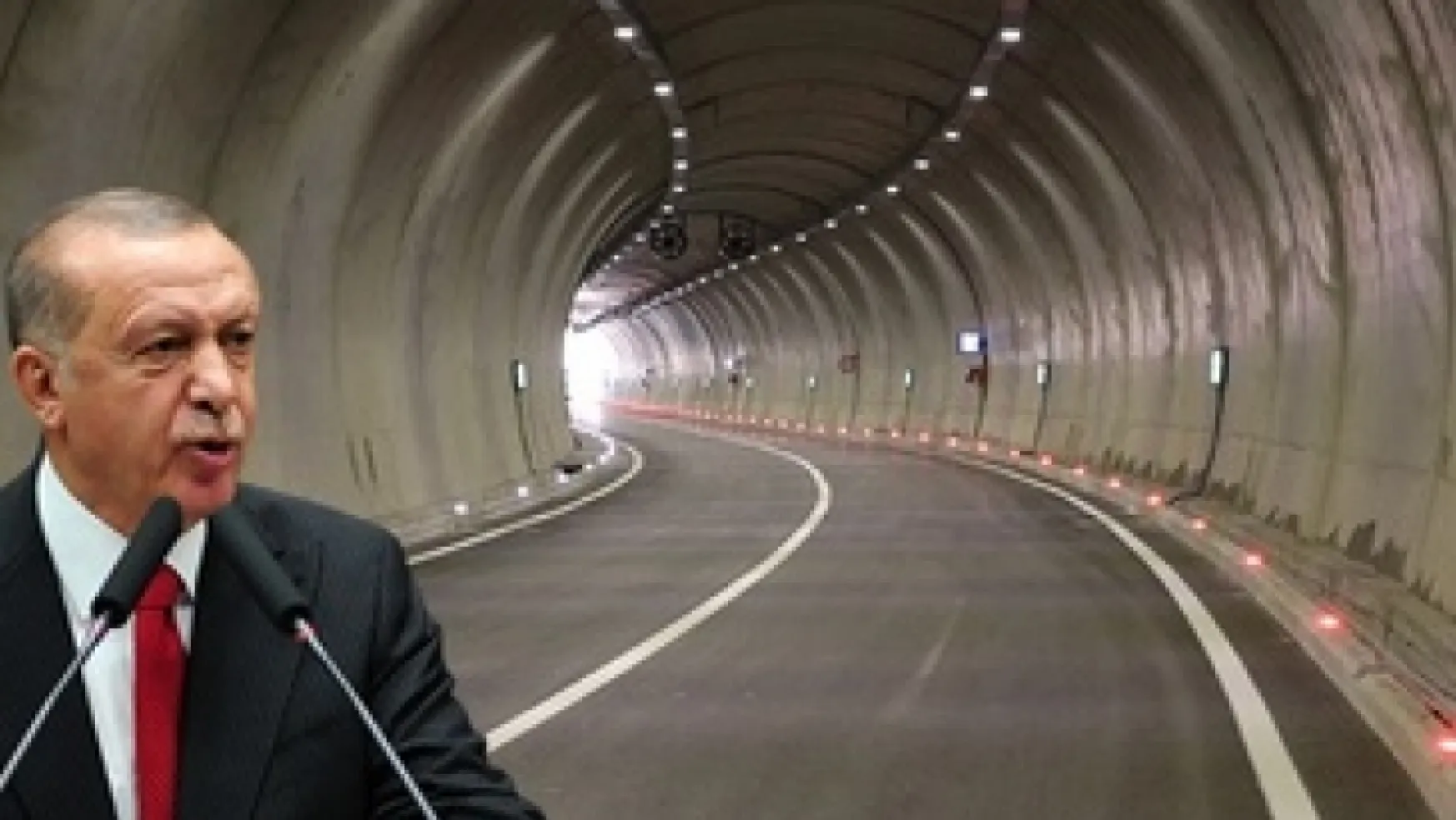 Erdoğan Pirinkayalar Tüneli'ni hizmete açtı
