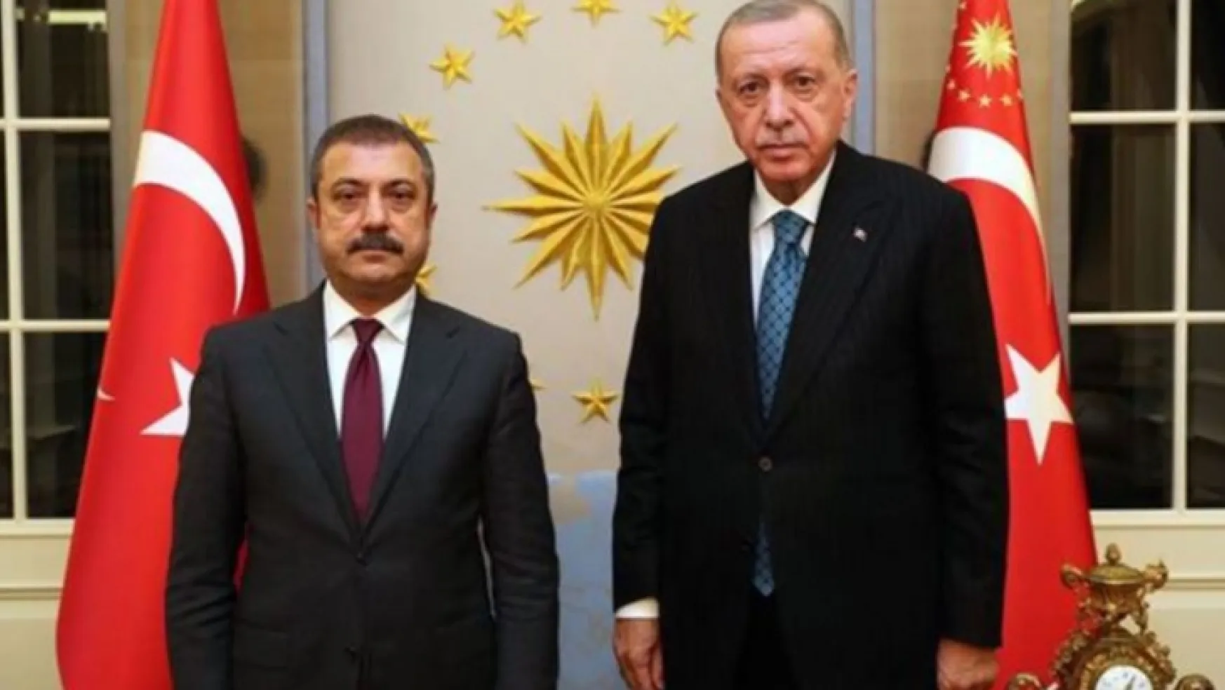 Erdoğan, TCMB Başkanı Kavcıoğlu'yla görüştü