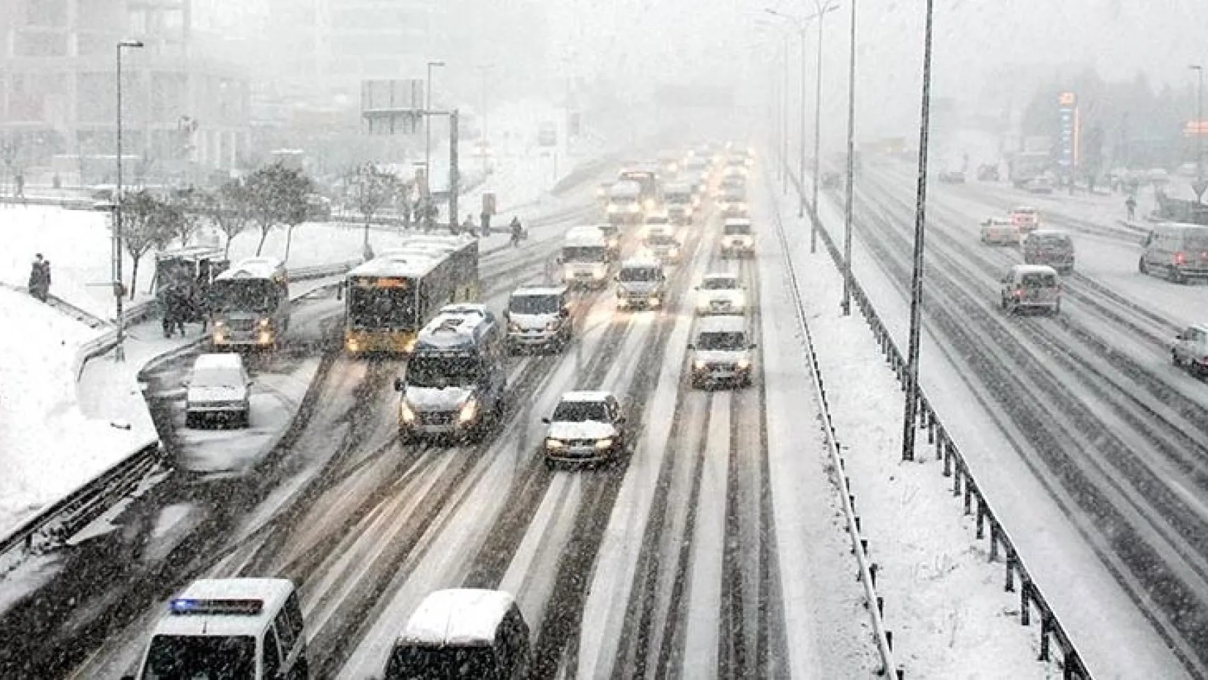 İstanbul'da kar alarmı