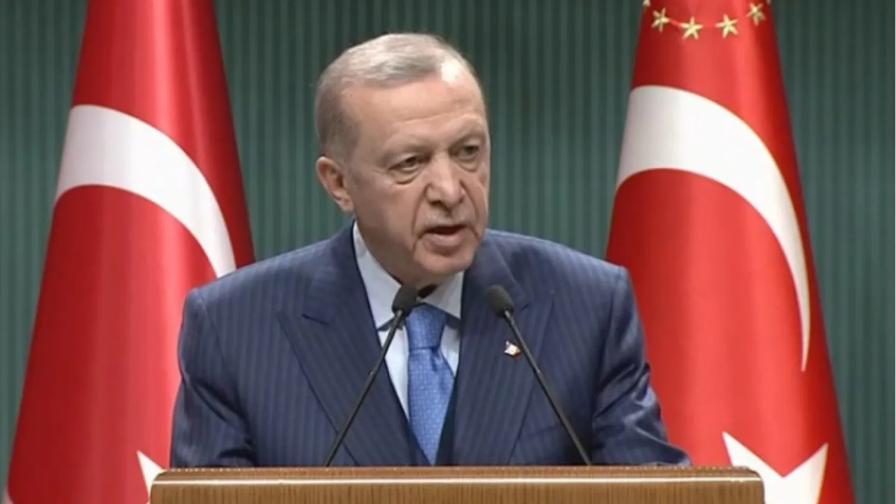 Kabine toplantısı bitti Erdoğan açıklama yapıyor