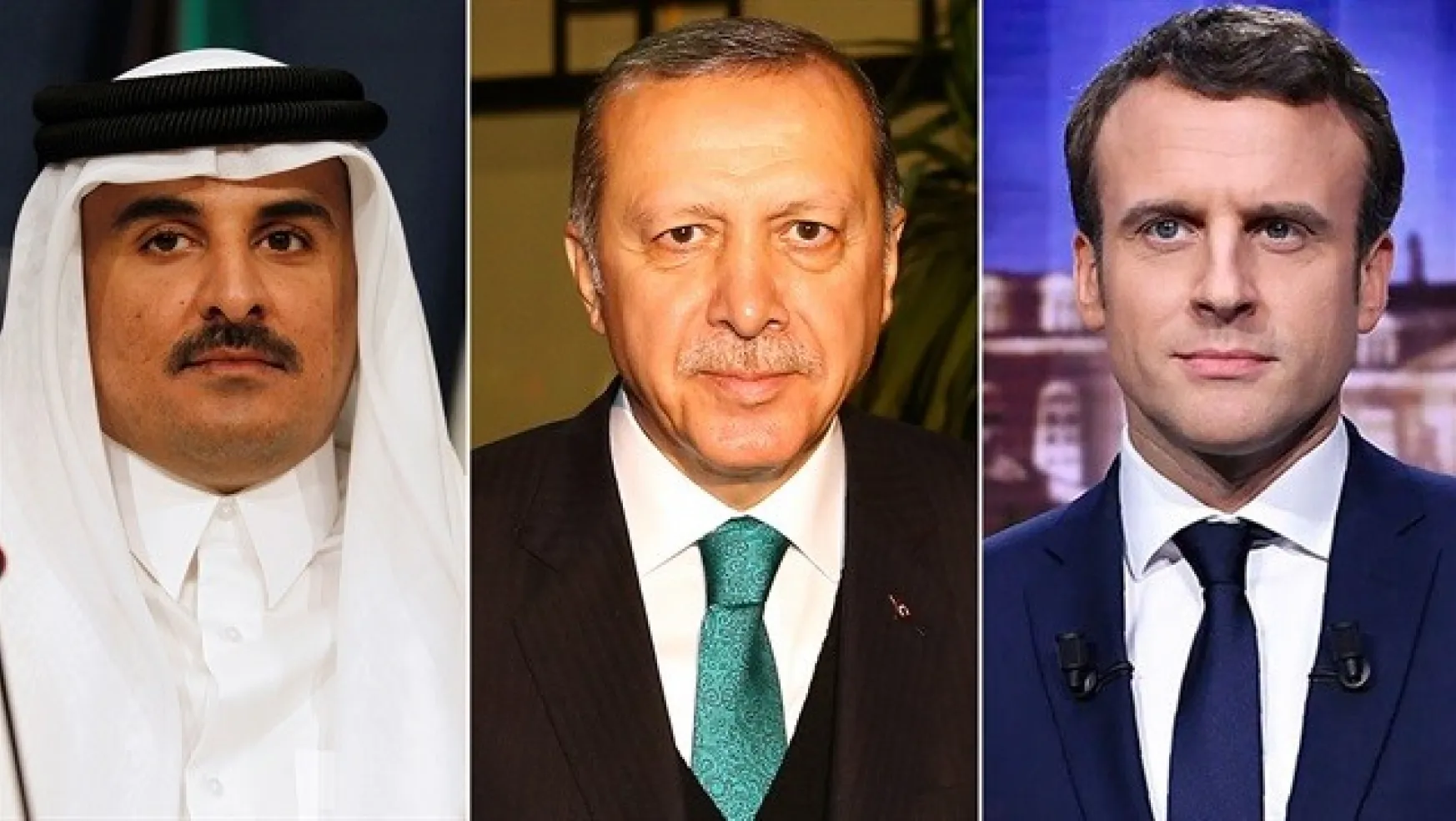 Katar Emiri Macron'u Şoka Soktu