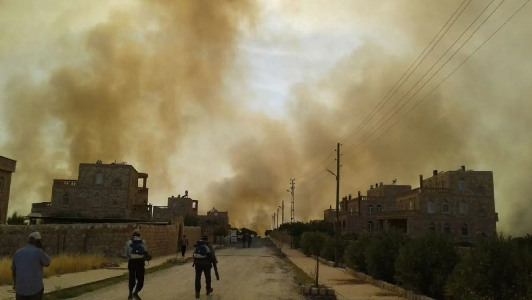 Mardin'de Büyük Yangın BOTAŞ İstasyonu Risk Altında