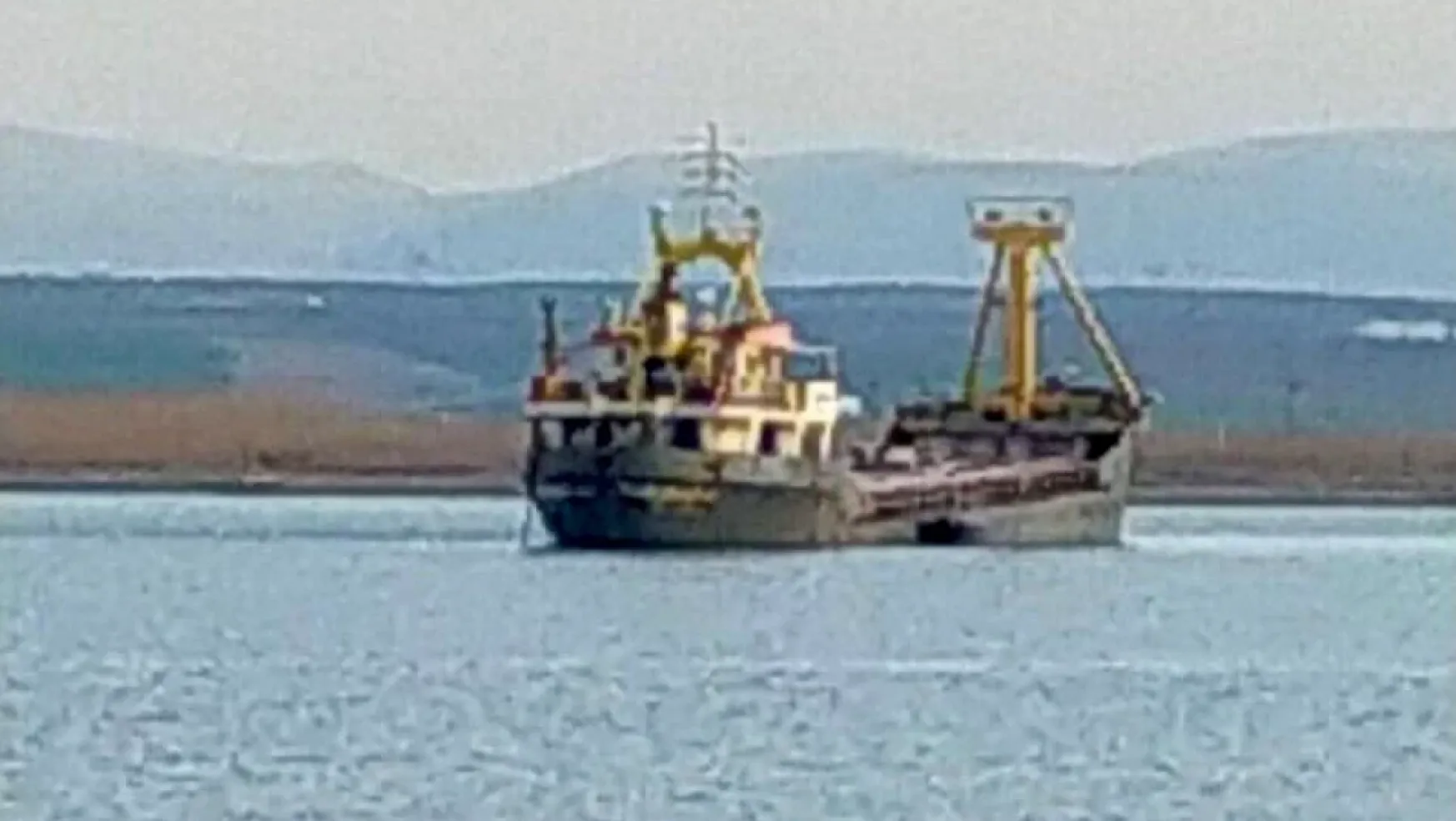 Marmara'da batan geminin yeri tespit edildi