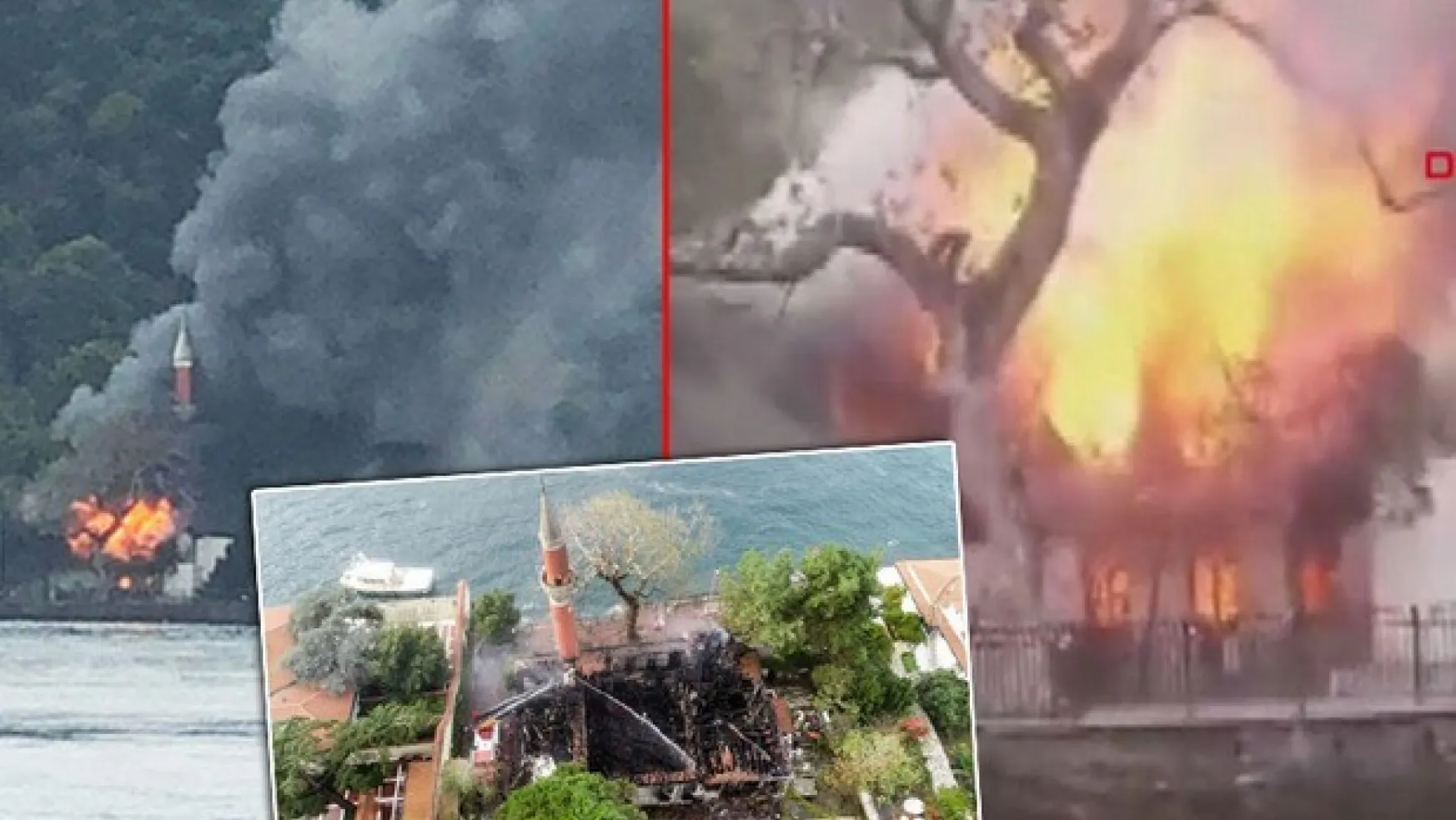 Vaniköy Cami yangınının nedeni ortaya çıktı