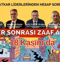 Esnaf Hesap Soruyor. Afetlerin Zaaf Analizi Masada !
