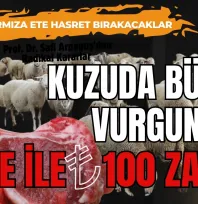 Vay Be... Milleti Büyük Kazık...Kasaplar Büyük zan altında