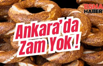 Ankara'da Simite Zam Yok