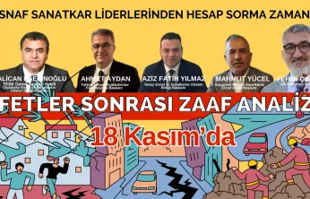 Esnaf Hesap Soruyor. Afetlerin Zaaf Analizi Masada !