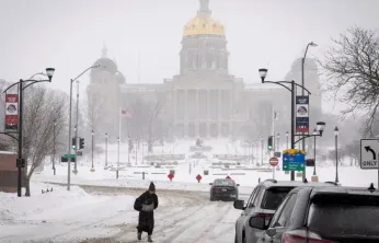 Ezra fırtınası ABD'yi vurdu