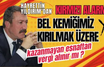 Hayrettin Yıldırım Kırmızı Alarm Verdi... Bel Kemiğimiz Kırılmak Üzere