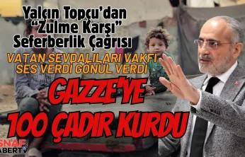 Topçu'nun Çağrısı Seferberliğe Dönüştü... Gazze'ye Vatan Sevdalıları Eli