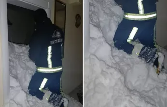 Van'da mahalleye çığ düştü: 1 kişi kayıp