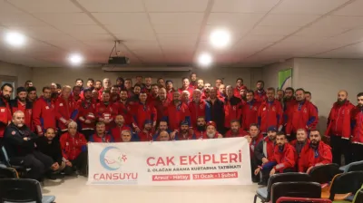 Cansuyu CAK Ekipleri 'Asrın Felaketi'nin Yıl Dönümünde Sahadaydı
