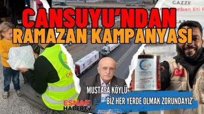 Cansuyu Derneği'nden  Ramazan Ayında Dev Yardım Kampanyası