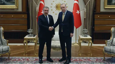 Erdoğan, BBP lideri Destici'yi kabul etti