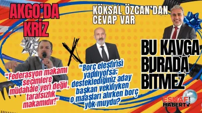 Köksal Özcan'dan Karakaş'a  Gönderme: 'Borç Varsa Başkan Vekilinle Beraber Yaptık!'