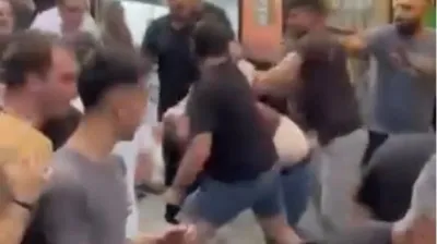 Tahtakale esnafı birbirine girdi