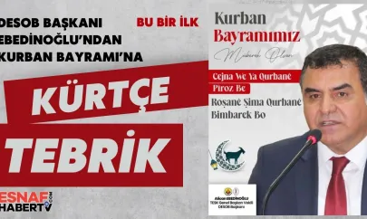 DESOB Başkanı Kürt Bayram Tebriği Yayınladı