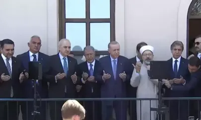 Erdoğan, Gümrükçü İshak Ağa Camii'nin açılışını yaptı