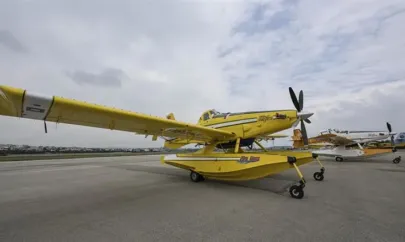 Hırvatistan'da Türkiye'ye ait yangın söndürme uçağı düştü