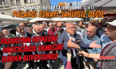 Kütahya Çarşamba Pazarı İçin Halk ve Esnaf El Ele