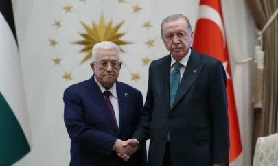 Mahmud Abbas Ankara'da