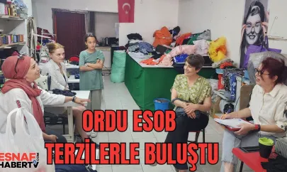 Ordu ESOB'dan Fatsa'da Terzi Esnaflarına Ziyaret