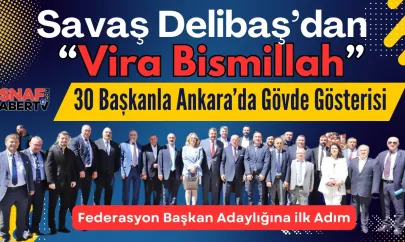 Savaş Delibaş'da 30 Esnaf Başkanıyla Ankara'da Çıkartma Yaptı!