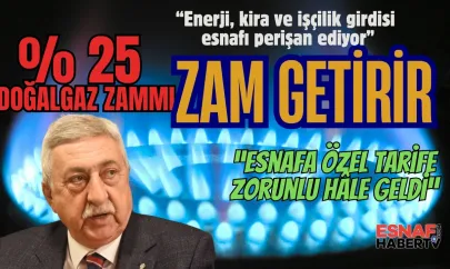 TESK Başkanı Palandöken'den Doğalgaz Zammına Sert Tepki
