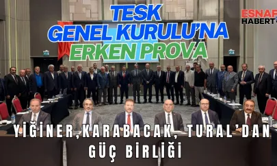 TESK Genel Kurulu'nun Provasını Yaptılar