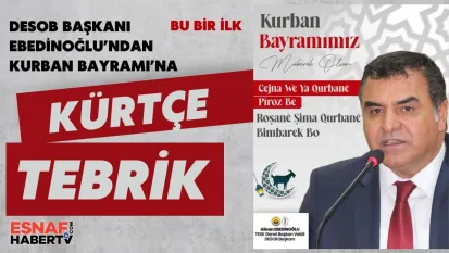 DESOB Başkanı Kürt Bayram Tebriği Yayınladı