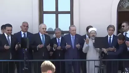 Erdoğan, Gümrükçü İshak Ağa Camii'nin açılışını yaptı
